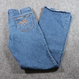 Vintage Kenny Rogers American Cowboy Jeans 36x32 USA Made Western Denim